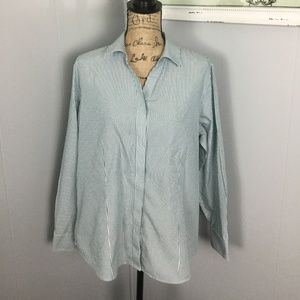 Chico's 2 women's button down long sleeve shirt.